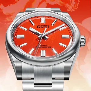 Sapphire Crystal Automatic Mechanical Watch Luxury Stainless Steel Case Double layer Luminous Dial Men’s Waterproof