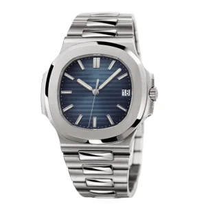 Sapphire Glass Blue Dial Automatic Men’s Watch