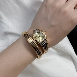 Scottie 9761 Women’s Snake Watch Snakehead Bracelet Fashion Luxury Watch for Women