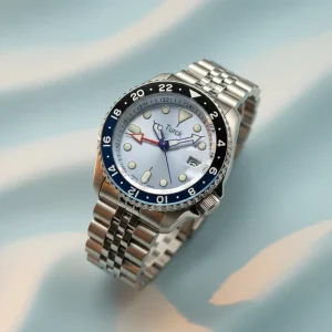 Seikoo SSK029K1 Automatic Sports Watch Men 22mm Stainless Steel Date Display 50M Water Resistant
