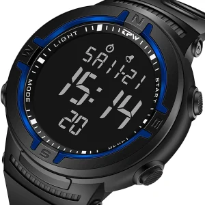 Silicone Analog Digital Display Men Watch Trendy Sport Watch OEM