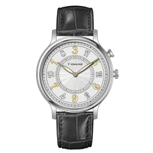 Silicone Strip Business Gearbox Watch Hollow Jump Hour Movement Glass Durable Comfortable Wristwatch