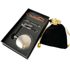 Silver Polished Face Hand Mechanical Retro Roman Pocket Watch