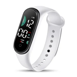 Simple Waterproof Electronic Watch Men’s and Women’s Fashion Children’s Digital Bracelet