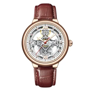 Skeleton Hollow Luxury Wrist Watch for Men OEM Custom Your Logo High Quality Automatic Mechanical Watch