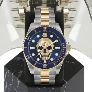 Skeleton Sapphire Crystal Men’s Wristwatch Stainless Steel Waterproof Mechanical Watch for Men