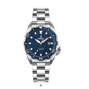 Skeleton Stainless Steel Sports Diving Watch Custom Logo Waterproof Stainless Steel Automatic Mechanical Diver Wrist Watches