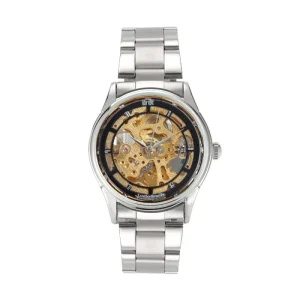 Skeleton Wrist Watch Men Water Proof Mechanical Watch