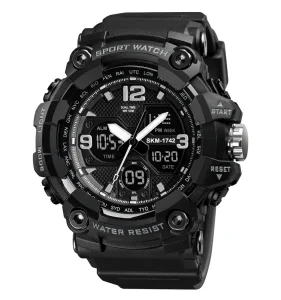 Skmei 1742 Digital Watch Man Analogue Digital Watches
