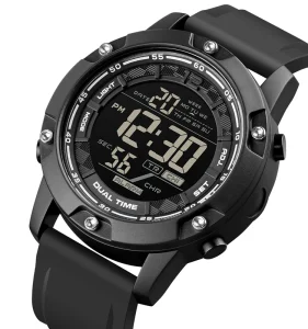 Skmei 1762 Unisex Silicone Digital Sport Watches with Alarm Factory for Men 100m Waterproof