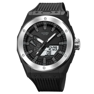Skmei 2103 Digital Watch Men’s Sports Wristwatch Alarm Luminous Dual Time Multifunctional Water Resistant