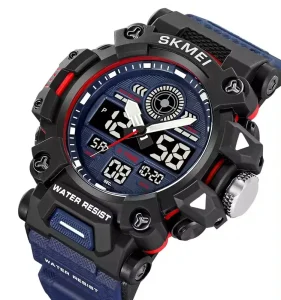 Skmei 2226 Digital Sport Electronic Analog Watch Analog Digit LED Display EL Light Three Time Watches Wrist Men Waterproof Reloj