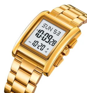 Skmei 2228 Gold Plated Wristwatch Digital Men Watch Somalia Fashion Jewelry Reloj Digital Men’s Luxury Watch