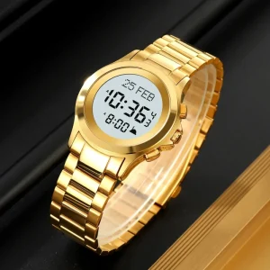 Skmei 2270 12/24 Hour Clock Men Digital Watches Electronic LED Chronograph Waterproof Stainless Steel Strap