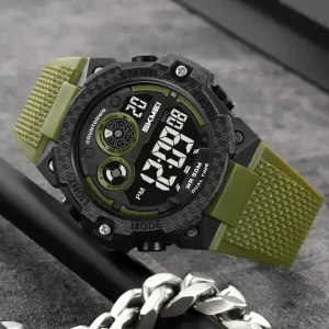 Skmei 2337 LED Digital Alarm Clock Wristwatches Relogio Men’s Electronic Movement Sports Watch Chronograph In Stock