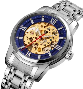 Skmei Luxury Mechanical Watch 9222 Classy Business Men Wristwatch Steel Automatic Watches