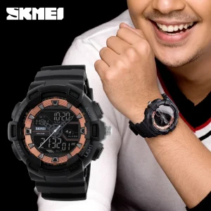 Skmei Sports Watches for Men Running Multi Purpose Electronic Wristwatch