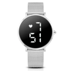Slim Men Touch Screen LED Digital Watch Android and iOS Connect Fashion Casual Custom Logo Possible
