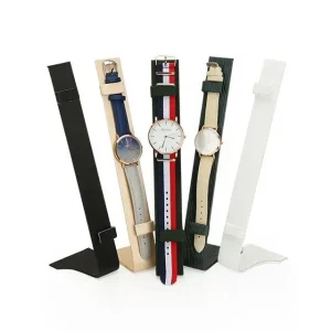 Smart Showcase Counter Watch Stand Curved Luxury Watch Display Stand for Wrist Jewelry