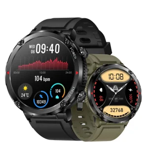 Smart Watch 1.6 Inch LP68 Waterproof Hi Fi Speakers 600mAh Battery Health Monitoring Outdoor Sport T30