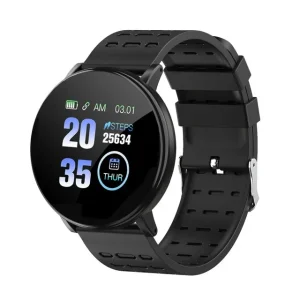 Smart Watch Men Women 119Plus Blood Pressure Heart Rate Monitor Sport Smartwatch Music Fitness Tracker