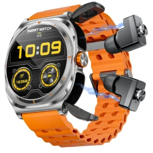 Smart Watch Outdoor Sports Life Waterproof Design 2 in 1 with Watch and Earphone Music Player Answer Calls & Call Reminder