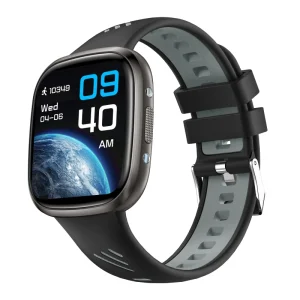Smart Watch with Flashlight SOS Voice Assistant Music Playback 300mAh IP68 Waterproof Remote Control Smart Watch