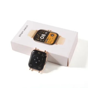 Smartwatch Series 9 10 Y13 Dual Straps Y13 1.83″ 1.44″ Gold Pink Square Factory Smart Watch