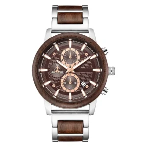 Solid Wood Men’s Wood Wristwatch