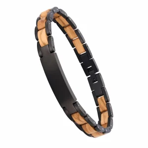 Source Manufacturer Custom Logo Environmental Protection Classic Stainless Steel Fashionable Chain Bracelet