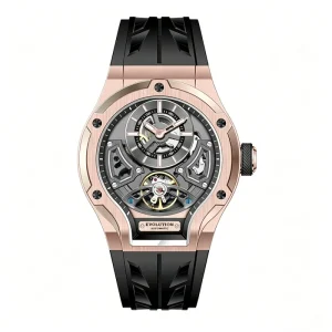 Specialized Movement Watch with Gearbox Watch Structure Multi Function Waterproof Wristwatch Gearbox Watch Mechanical Watch