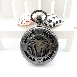 Spider Animal Pocket Watch Chain Steampunk Fob Pocket Watch Bulk Pendant Quartz Machinery Watch Men
