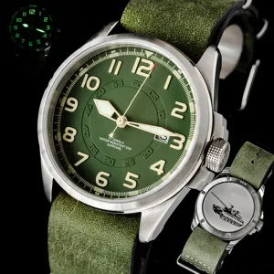 Sport 316L Stainless Steel C3 Pilot Japan NH35 Automatic Mechanical Watch Man