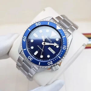 Sport Automatic Mechanical Men’s Dive Watch Stainless Steel Pointer Dial