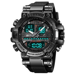 Sport Digital Watch Men Multicolor Luminous Date Chronograph Waterproof Male Electronic Wrist Watch S8025