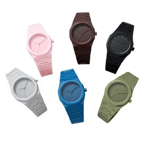 Sport Men’s Women’s Quartz Watch Eco-Friendly Exercise Style Unisex Plastic Band Luxury Cross-Border