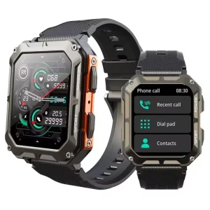 Sport Smartwatch C20 Pro Smart Watch Reloj Montre Intelligente Zegarek 1.83 Inch IP68 BT Watch for Android and iOS