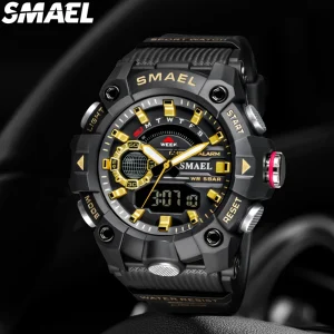 Sport Waterproof SMAEL 8040 Watch Stopwatch Alarm Clock Young Fashion Digital Quartz Watches for Men
