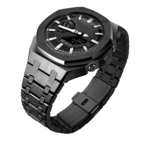 Sports Automatic Luxury Men’s Watch Stainless Steel Case Gold Hardlex Glass Superman Analog Business Fashion