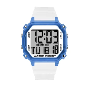 Sports Transparent Digital Water Proof LCD Watches Men