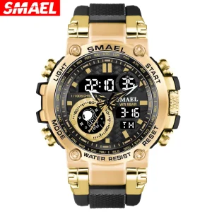 Sports Watch Men Digital Quartz 8093 Waterproof 50M Swimming Alarm Clock Men Wristwatches