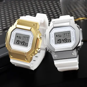 Sports Watch for Men Digital Watch Waterproof Wristwatch Square LED Electronic Watch