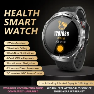 Sports Watch for Men Women Heart Rate & Sleep Monitoring HD AMOLED Display IP68 Waterproof Android for Calling Smart Watch
