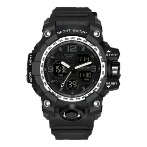 Sports Watches for Men Outdoor Sports Waterproof LED Electronic Watch Rubber Student Digital Watch