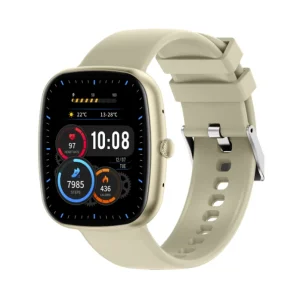 Sports Workout Smart Watch Square Waterproof Big Screen Fitness Watch for Female Male