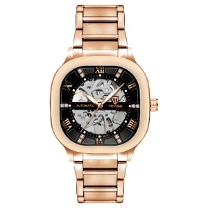 Square Automatic Male Business Luxury Elegant Design Watch 3atm Luminous Mechanical Movement Wrist Watch