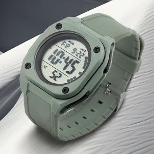 Squared Sports Waterproof Watch Private Label Watch Men Digital Display Watch
