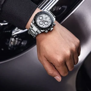 Stainless Steel Back Chronograph Men Wrist Watches China Supplier Watch Factory