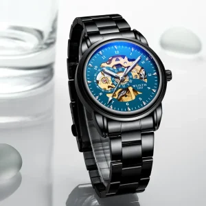 Stainless Steel Business Fashion Retro Men’s Mechanical OEM Automatic Watch