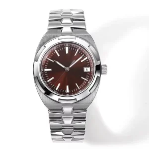 Stainless Steel Case Sapphire Crystal Automatic Movement Unisex Business Watch
